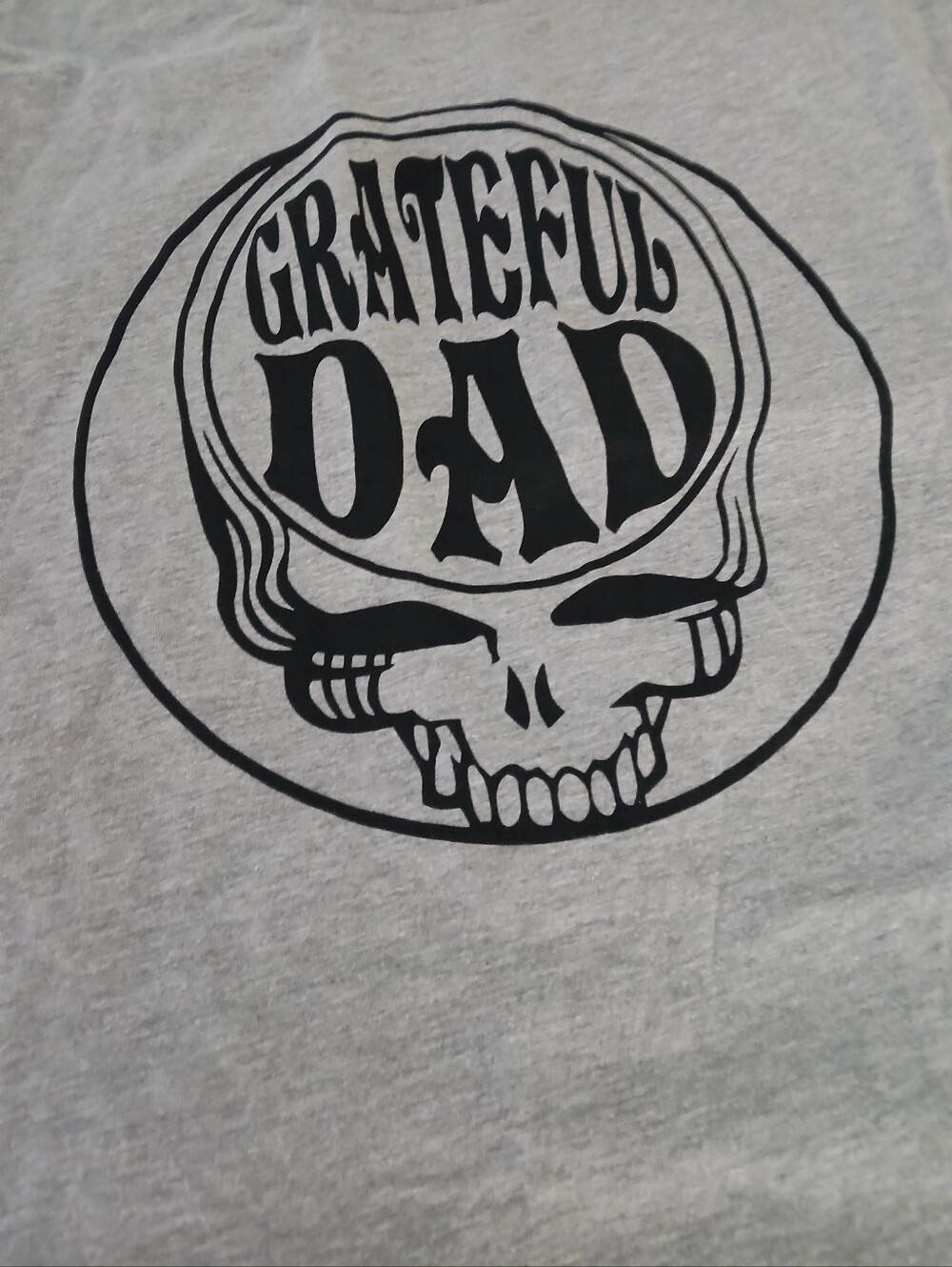 MENS SZ XL GRATEFUL DAD GRAHIC SHORT SLEEVE TSHIRT